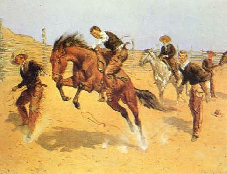 Frederick Remington Turn Him Loose, Bill